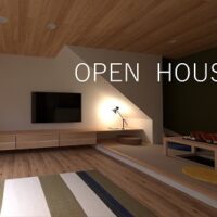 ●完成見学会　2月14日（土）15日（日）　重量鉄骨リノベーション